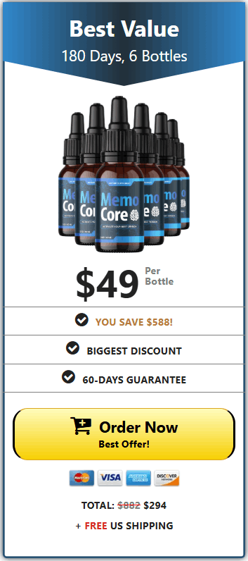 Buy MemoCore 6 Bottle